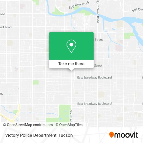 Victory Police Department map