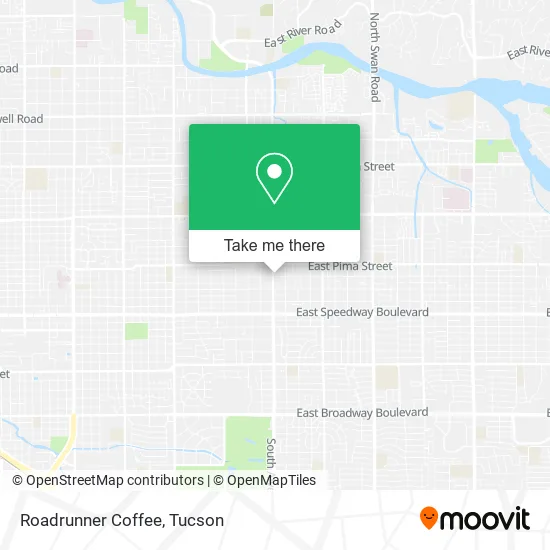 Roadrunner Coffee map