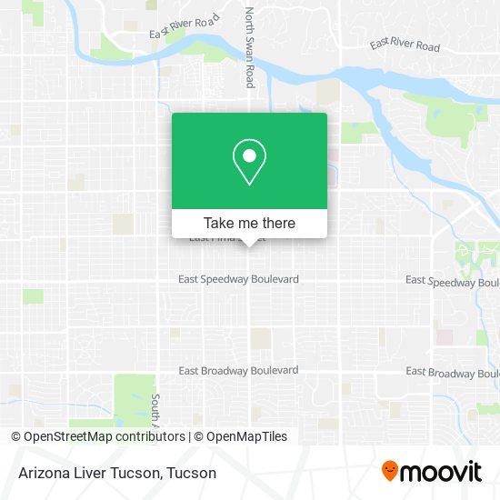 Arizona Liver Tucson map