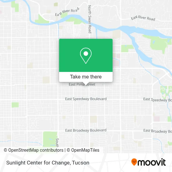 Sunlight Center for Change map