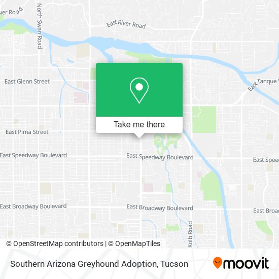 Southern Arizona Greyhound Adoption map
