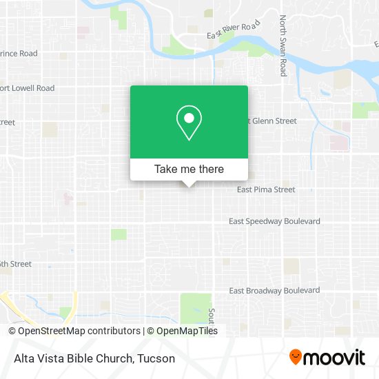 Alta Vista Bible Church map