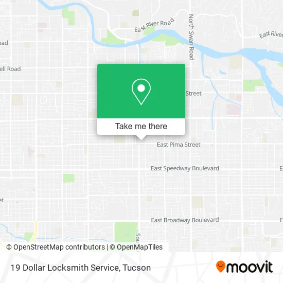 19 Dollar Locksmith Service map