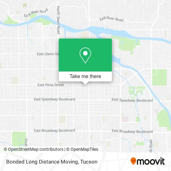 Bonded Long Distance Moving map