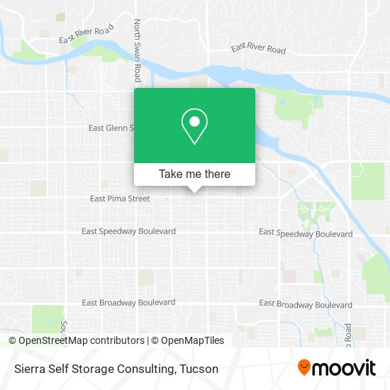 Sierra Self Storage Consulting map