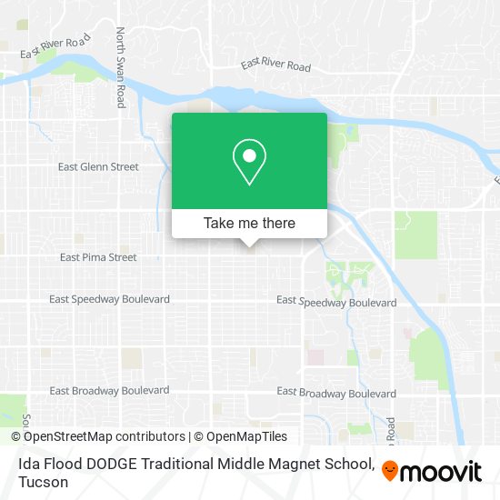 Ida Flood DODGE Traditional Middle Magnet School map