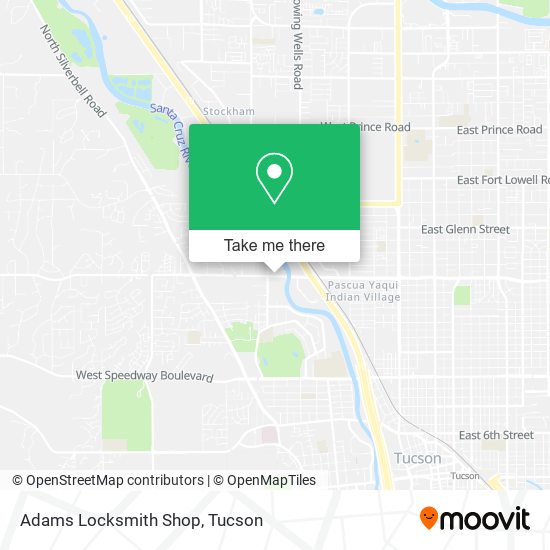 Mapa de Adams Locksmith Shop