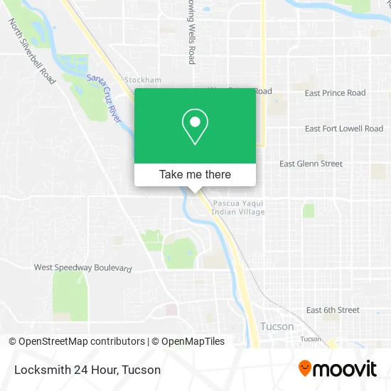 Locksmith 24 Hour map