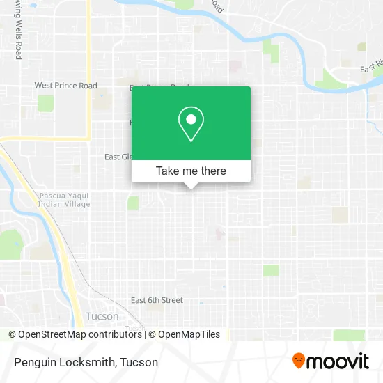 Penguin Locksmith map