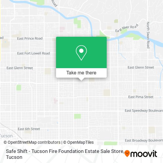 Safe Shift - Tucson Fire Foundation Estate Sale Store map