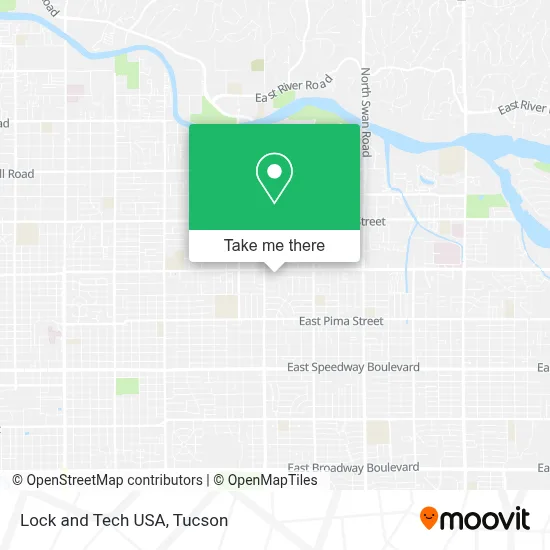 Lock and Tech USA map