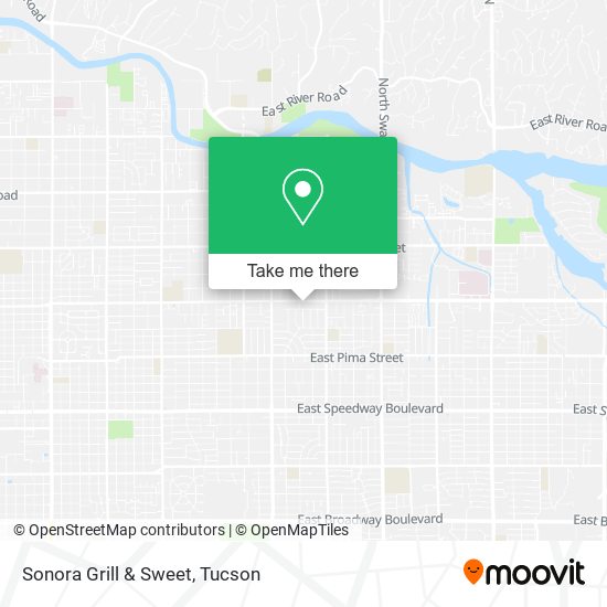 Mapa de Sonora Grill & Sweet