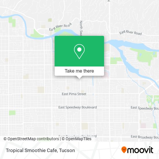 Mapa de Tropical Smoothie Cafe