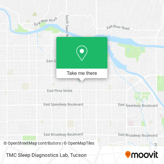 Mapa de TMC Sleep Diagnostics Lab