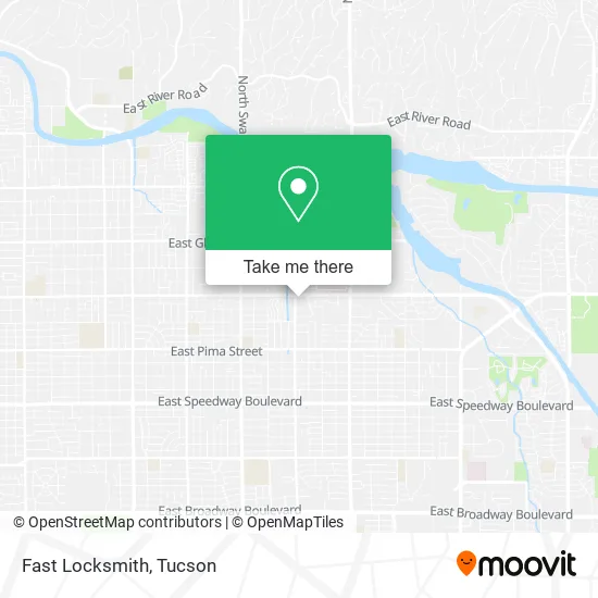Fast Locksmith map