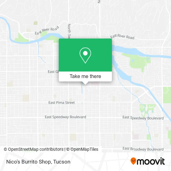 Nico's Burrito Shop map