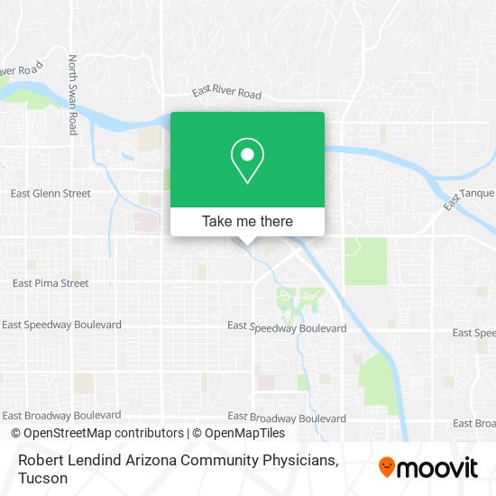 Robert Lendind Arizona Community Physicians map