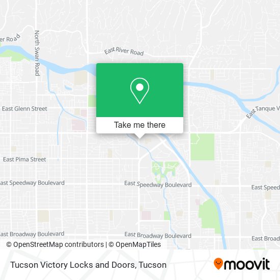 Tucson Victory Locks and Doors map