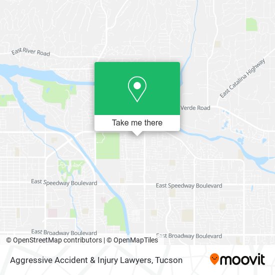 Mapa de Aggressive Accident & Injury Lawyers