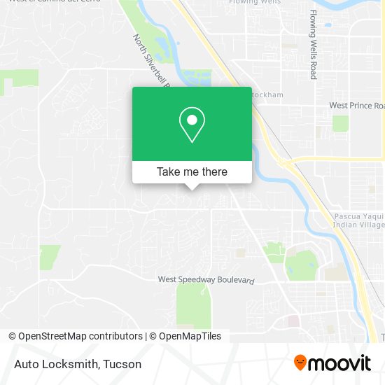 Auto Locksmith map