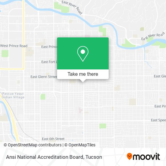 Ansi National Accreditation Board map