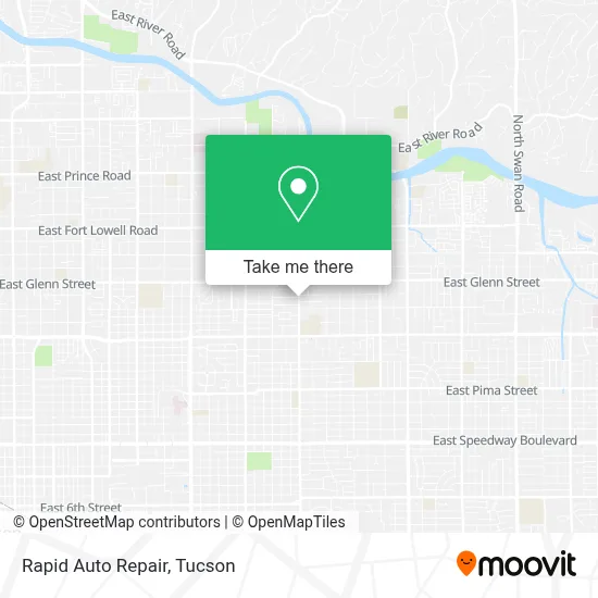 Rapid Auto Repair map