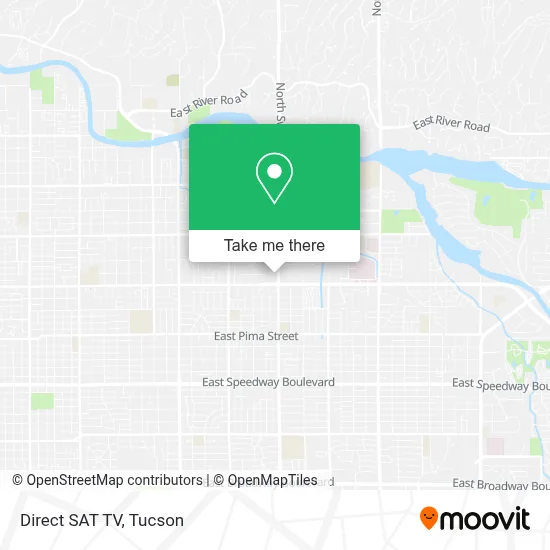 Direct SAT TV map