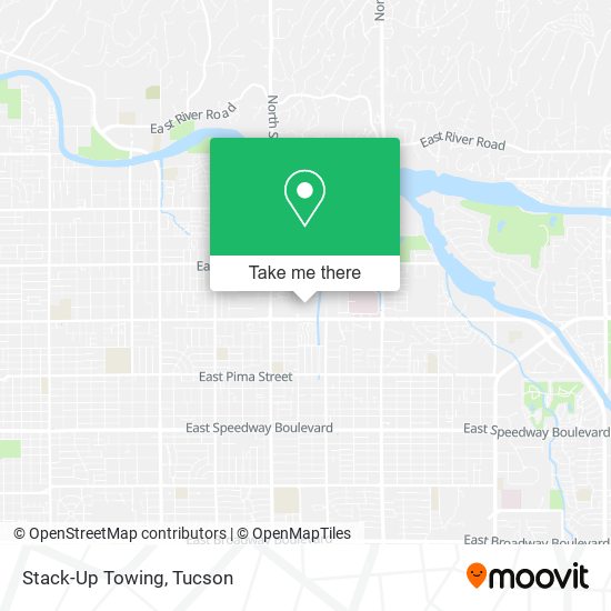 Stack-Up Towing map