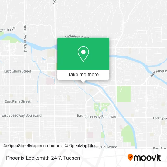 Phoenix Locksmith 24 7 map
