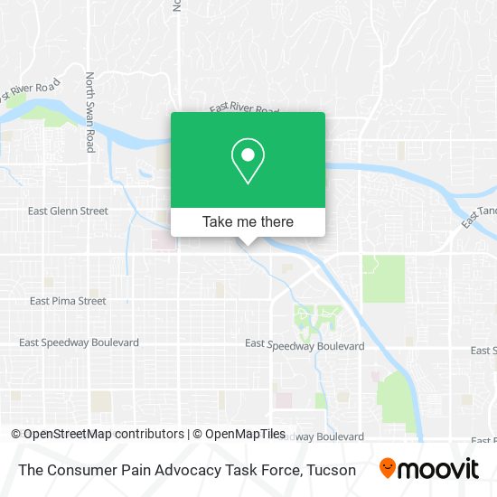 Mapa de The Consumer Pain Advocacy Task Force