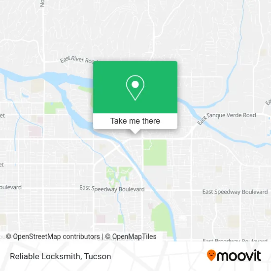 Reliable Locksmith map