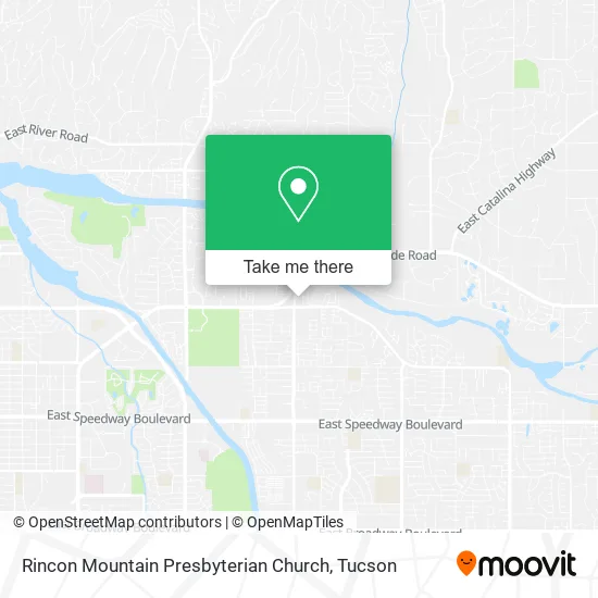 Rincon Mountain Presbyterian Church map
