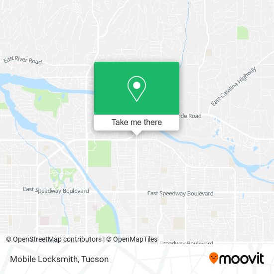 Mapa de Mobile Locksmith