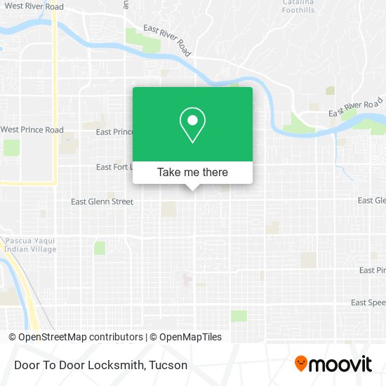 Door To Door Locksmith map