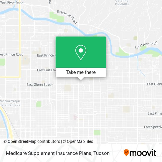 Medicare Supplement Insurance Plans map