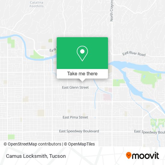Mapa de Camus Locksmith