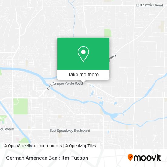 German American Bank Itm map