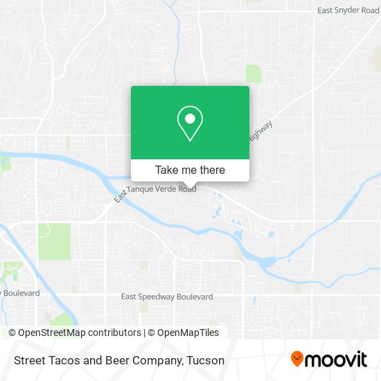 Street Tacos and Beer Company map