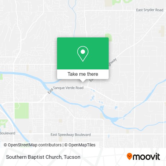 Southern Baptist Church map