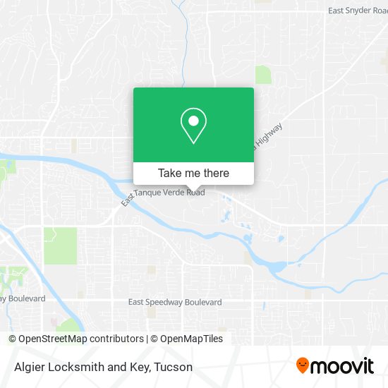 Mapa de Algier Locksmith and Key