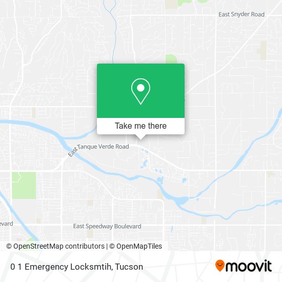 0 1 Emergency Locksmtih map