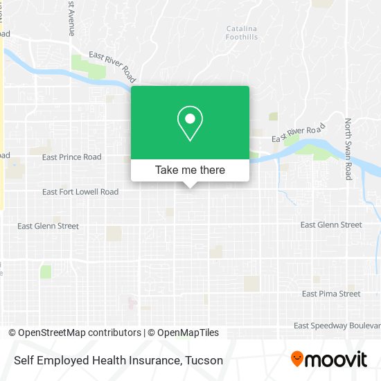 Mapa de Self Employed Health Insurance