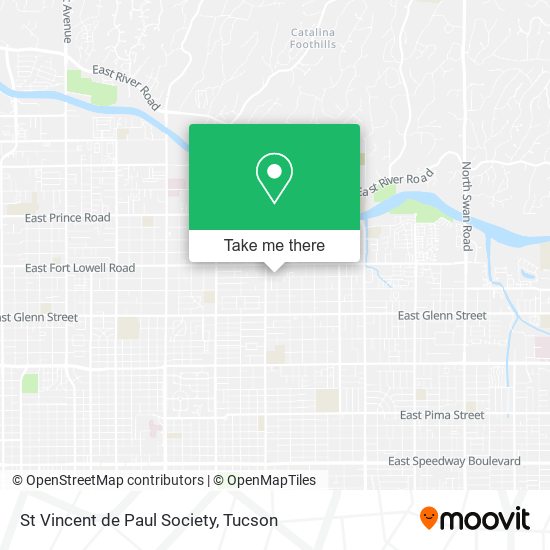 St Vincent de Paul Society map