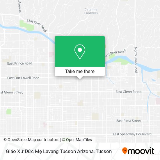 Giáo Xứ Đức Mẹ Lavang Tucson Arizona map