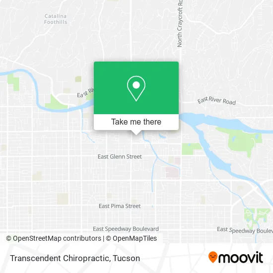 Transcendent Chiropractic map