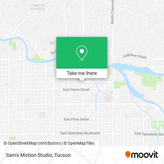 Sam's Motion Studio map
