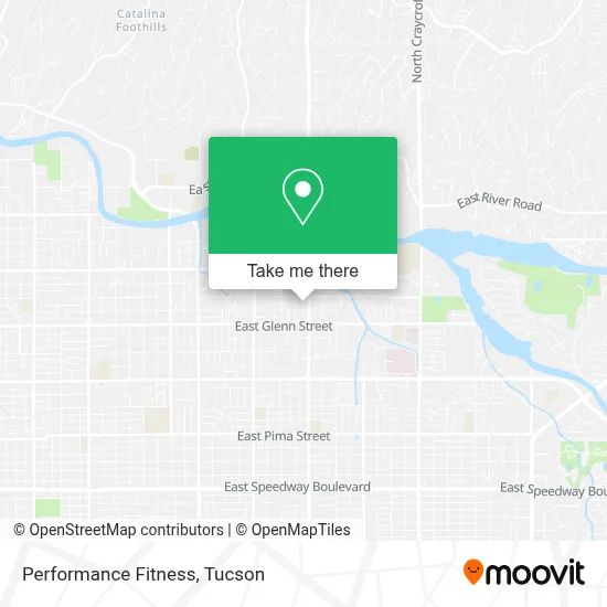 Performance Fitness map