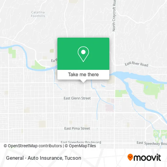 General - Auto Insurance map
