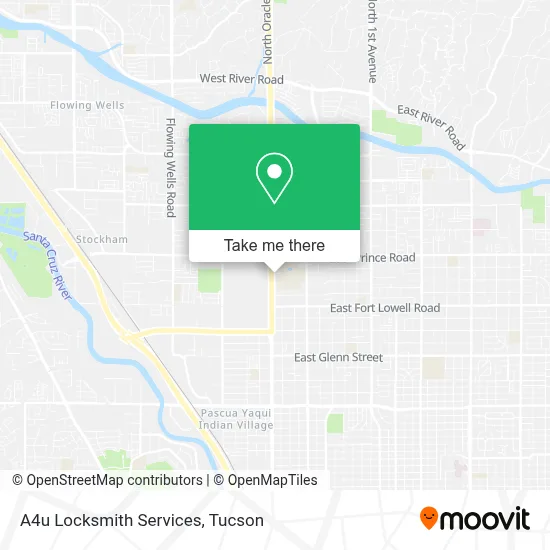 A4u Locksmith Services map