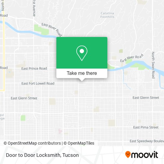 Mapa de Door to Door Locksmith